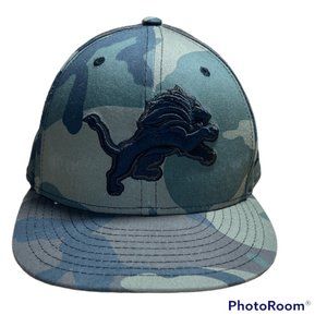 Detroit Lions Mens Camo New Era 59Fifty - 7 1/8 - 7/10